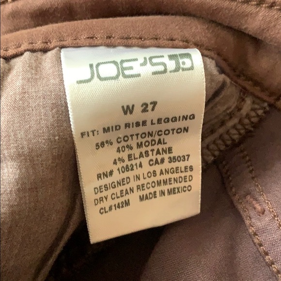 Joes Jeans. Mid rise legging super soft & stretchy - Picture 6 of 6